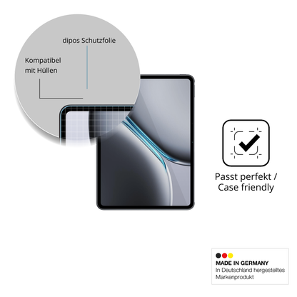 Schutzfolie mit optimaler Passform, zur Verwendung mit Hüllen geeignet