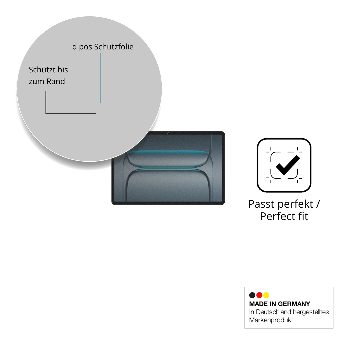 Schutz gegen Kratzer auf dem onepluspad lite Glas durch Schlüssel oder Ähnliches