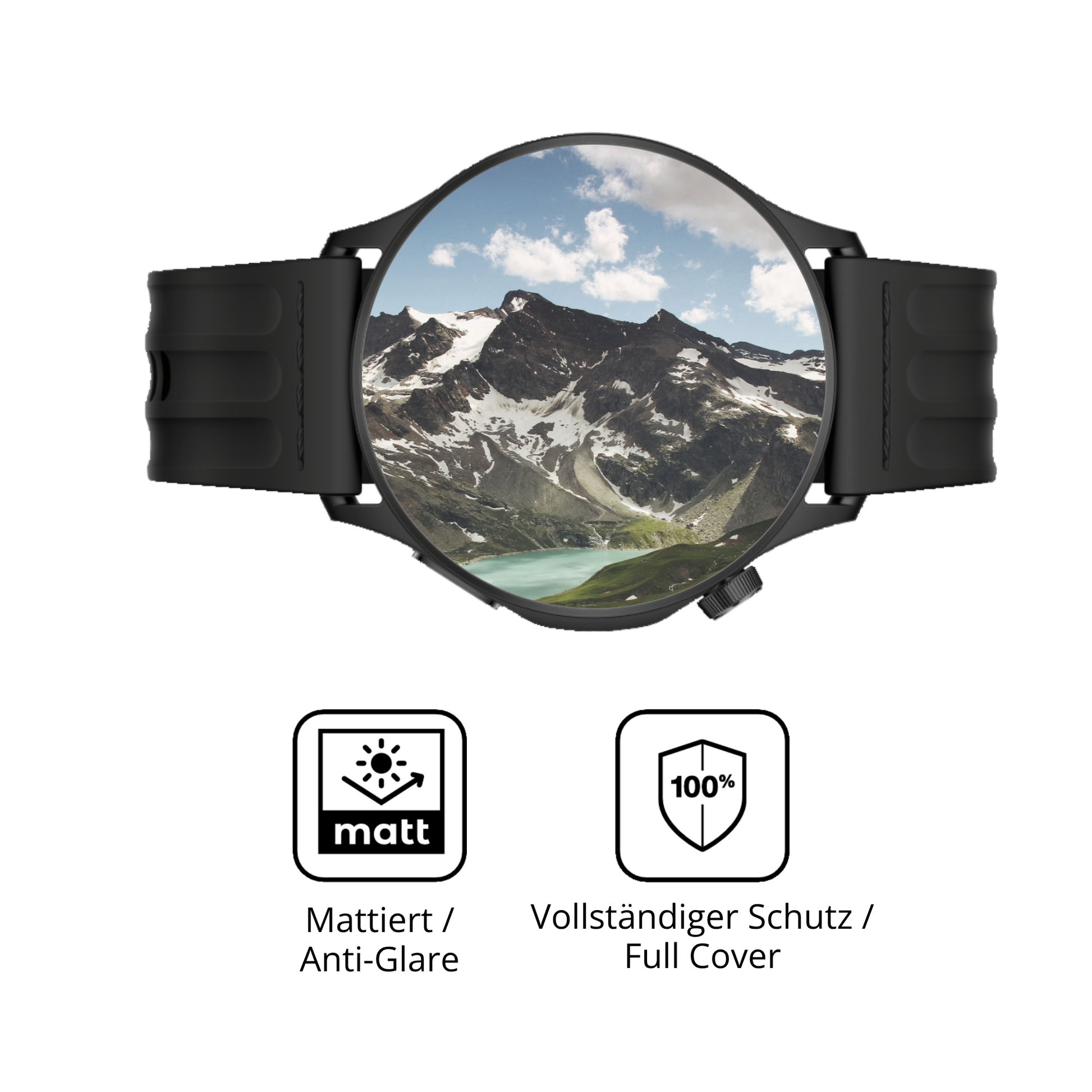 Flexible TPU-Folie passend zugeschnitten für OnePlus Watch Lite, vollständige Abdeckung