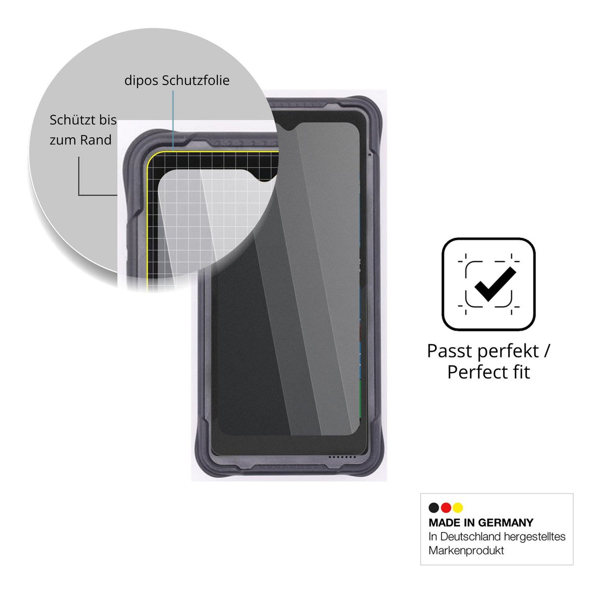 Screen Protector for ONERugged I61J Privacy Filter 4-Way Protection dipos