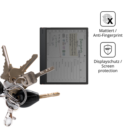 dipos Displayschutz für onyxboox note air5 c, mattierte Oberfläche, Blickschutzfilter und perfekter Passform