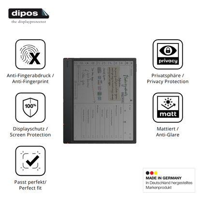 Privatsphäre-Schutz durch Sichtschutz-Folie passend zugeschnitten für onyxboox note air5 c