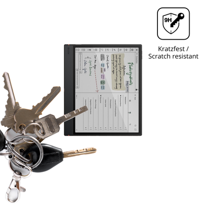 dipos Displayschutz für onyxboox note air5 c, transparente Oberfläche, perfekte Passform auch für die Rundungen