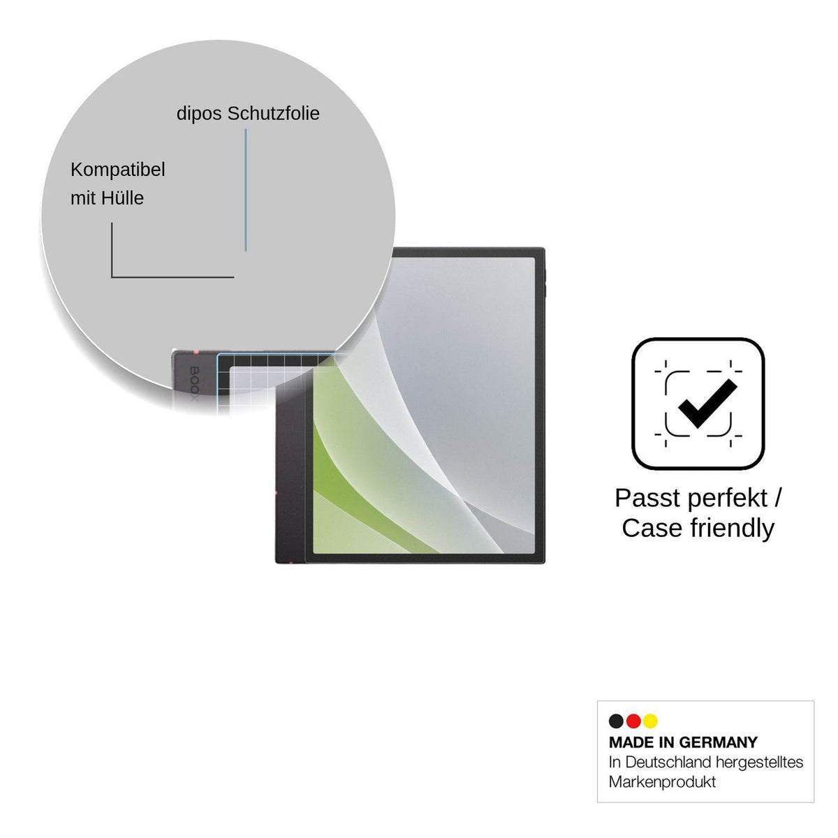 2x Screen Protector for Onyx Boox Note Air6 C Protection Anti Glare dipos