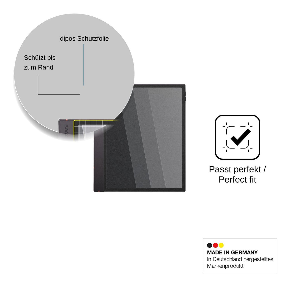 Screen Protector for Onyx Boox Note Air6 C Privacy Filter 4-Way Protection dipos