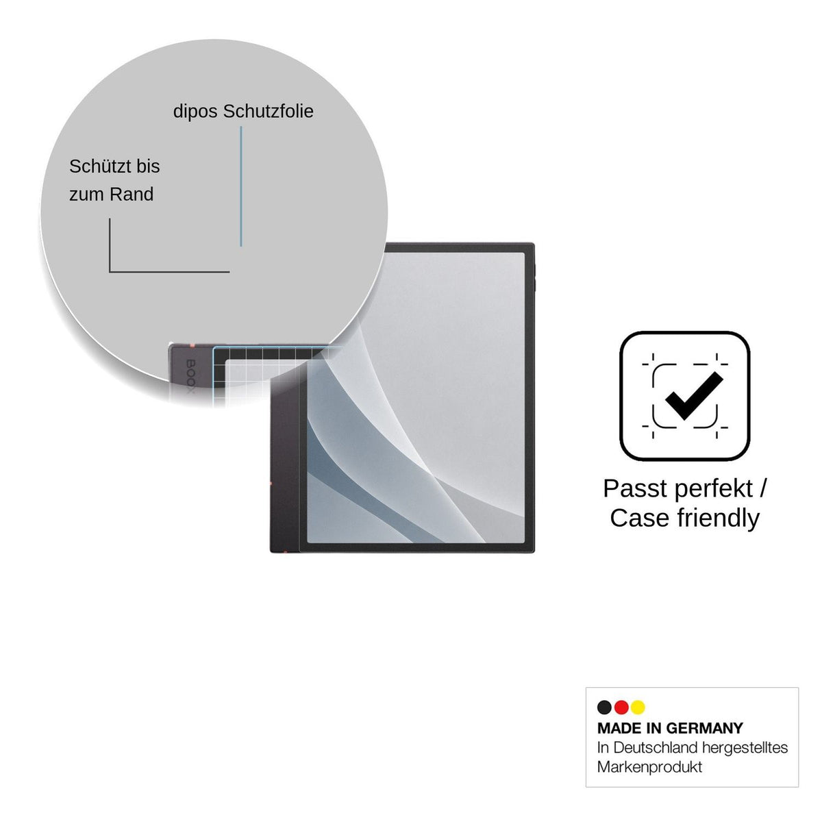 2x Screen Protector for Onyx Boox Note Air6 C matte Flexible Glass 9H dipos