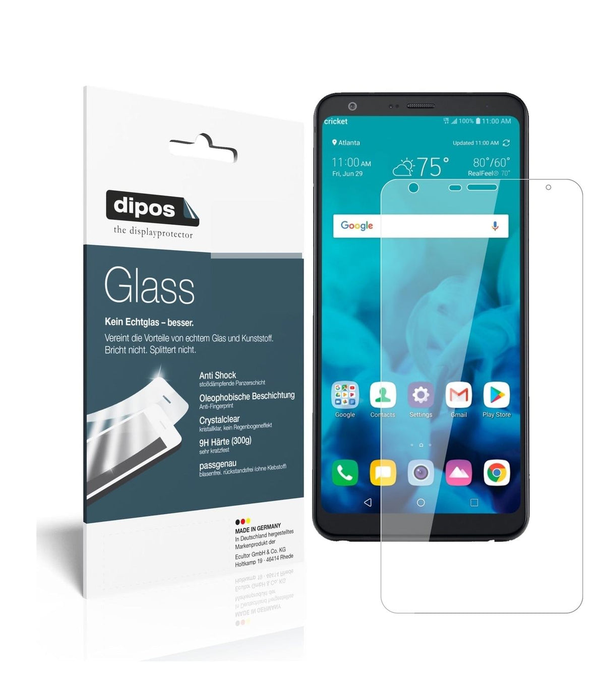 9H Clear Screen Protector for LG Stylo 4 – Shatterproof, Crystal Clear | dipos