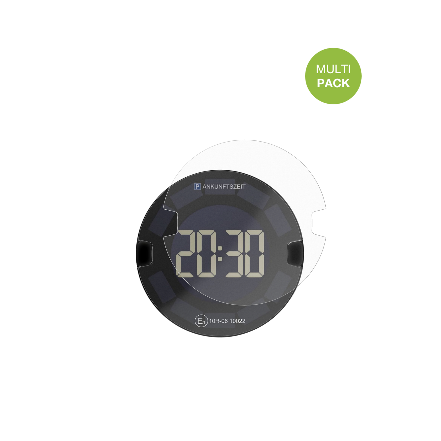 OOONOP-Disc NO3 mit aufgebrachter dipos Displayschutzfolie, die lästige Fingerabdrücke minimiert