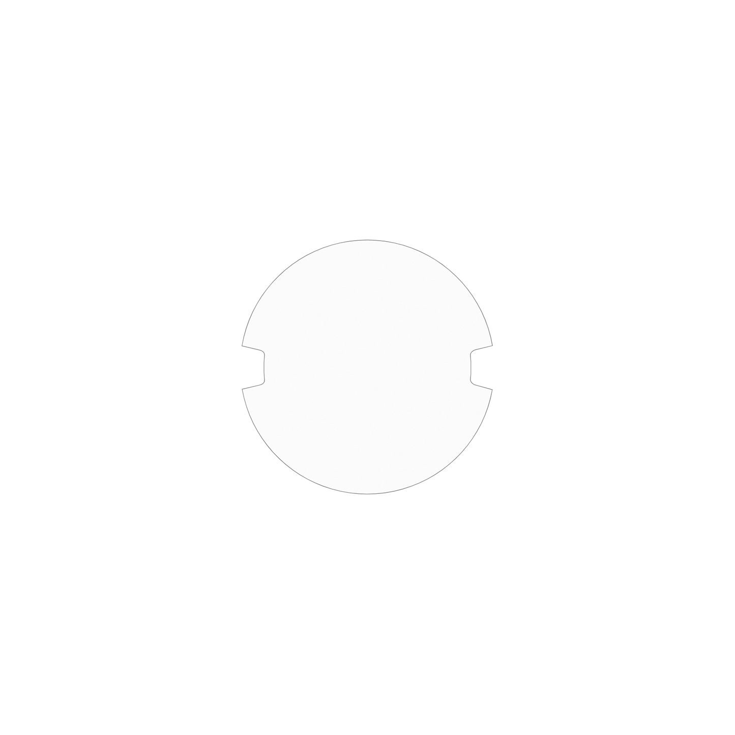 dipos Displayschutz für OOONO P-Disc NO3, mattierte Oberfläche, geringe Dicke und perfekte Passform