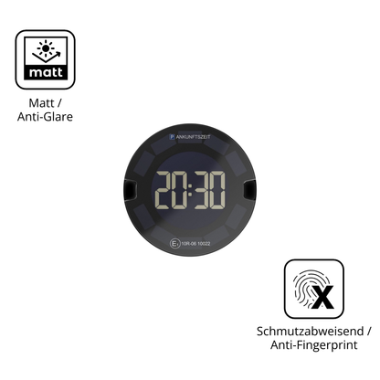 Dünne und entspiegelnde Folie passend zugeschnitten für OOONO P-Disc NO3