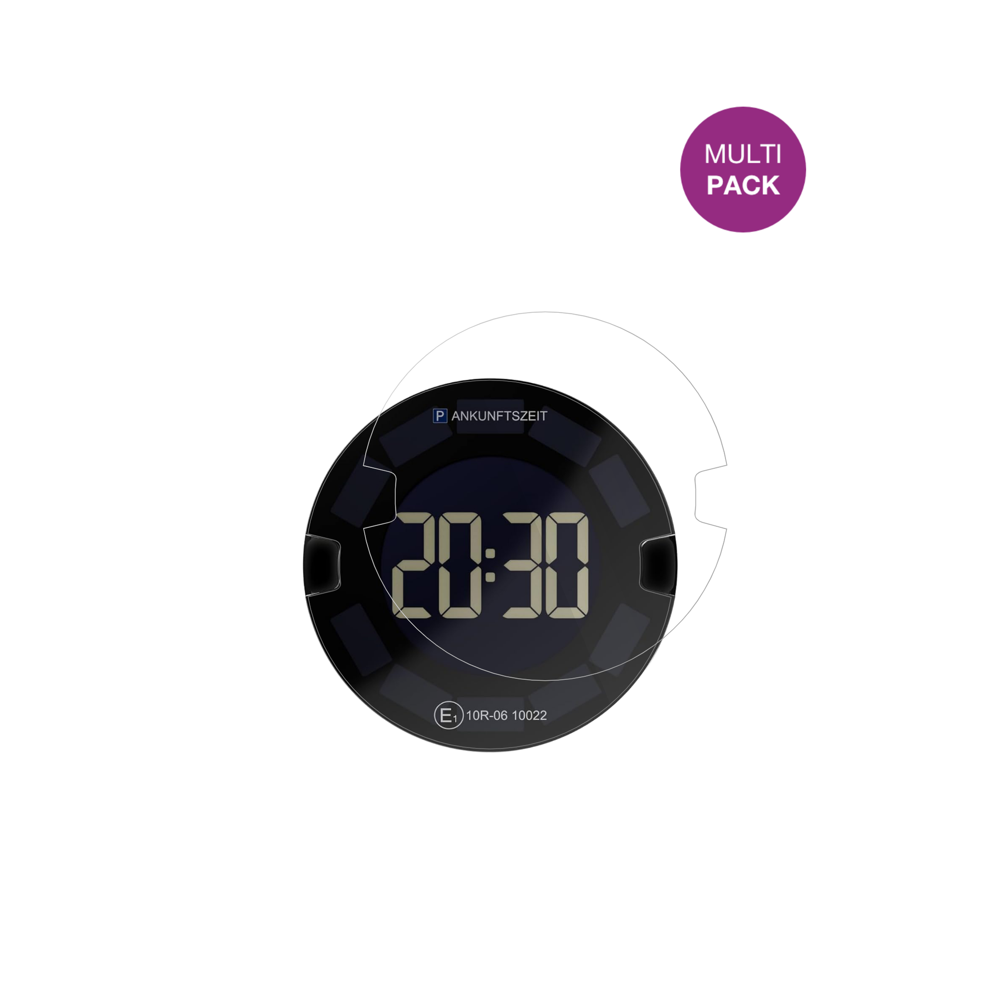 OOONOP-Disc NO3 mit aufgebrachter dipos Displayschutzfolie, glasklare Darstellung ohne Einschränkungen