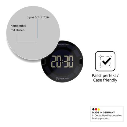 Schutzfolie mit optimaler Passform, zur Verwendung mit Hüllen geeignet