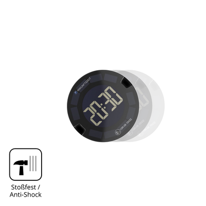 Schutz gegen Kratzer auf dem OOONO P-Disc NO3 Glas durch Schlüssel, Stöße gegen die Tischkante oder Stürze