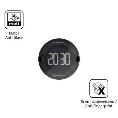 9H Hartbeschichtete, flexible Folie passend zugeschnitten für OOONO P-Disc NO3