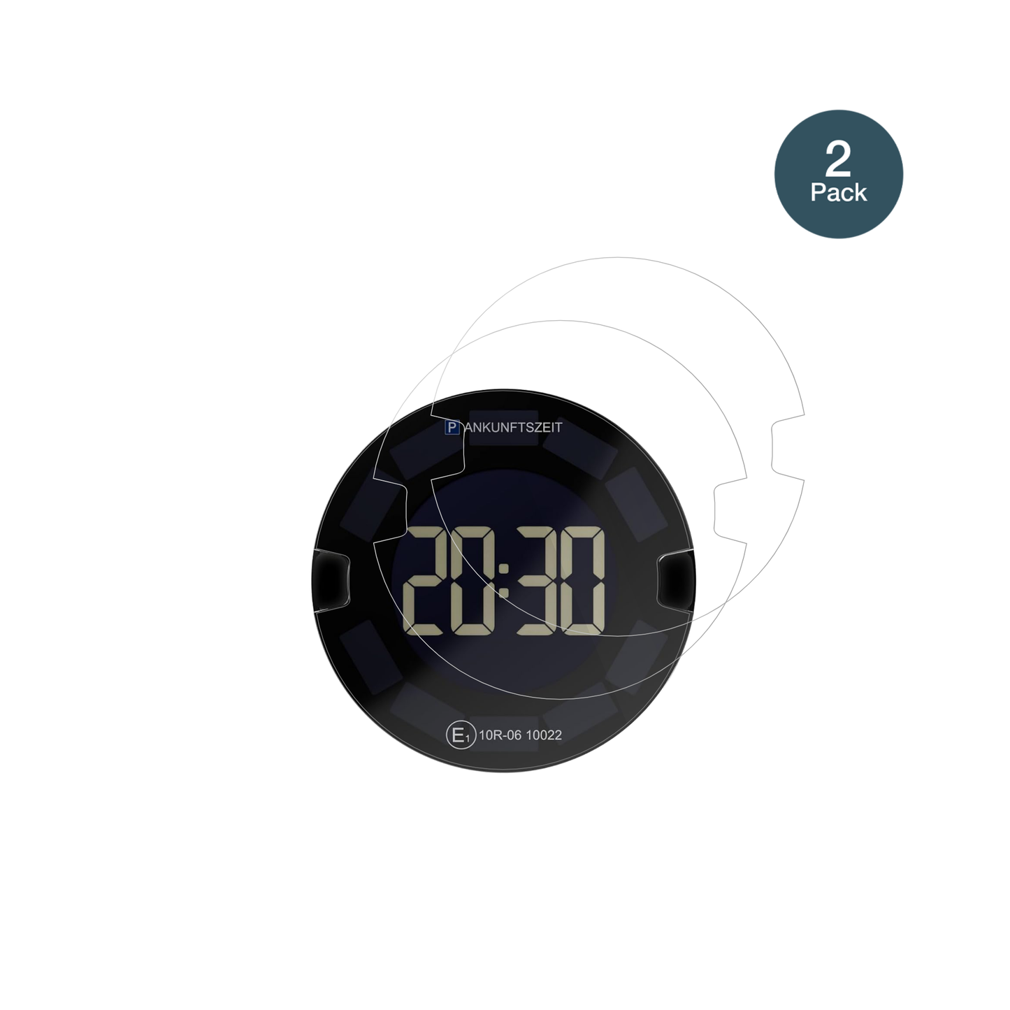 OOONOP-Disc NO3 mit aufgebrachter dipos Flex Schutzfolie, glasklare Darstellung ohne Einschränkungen