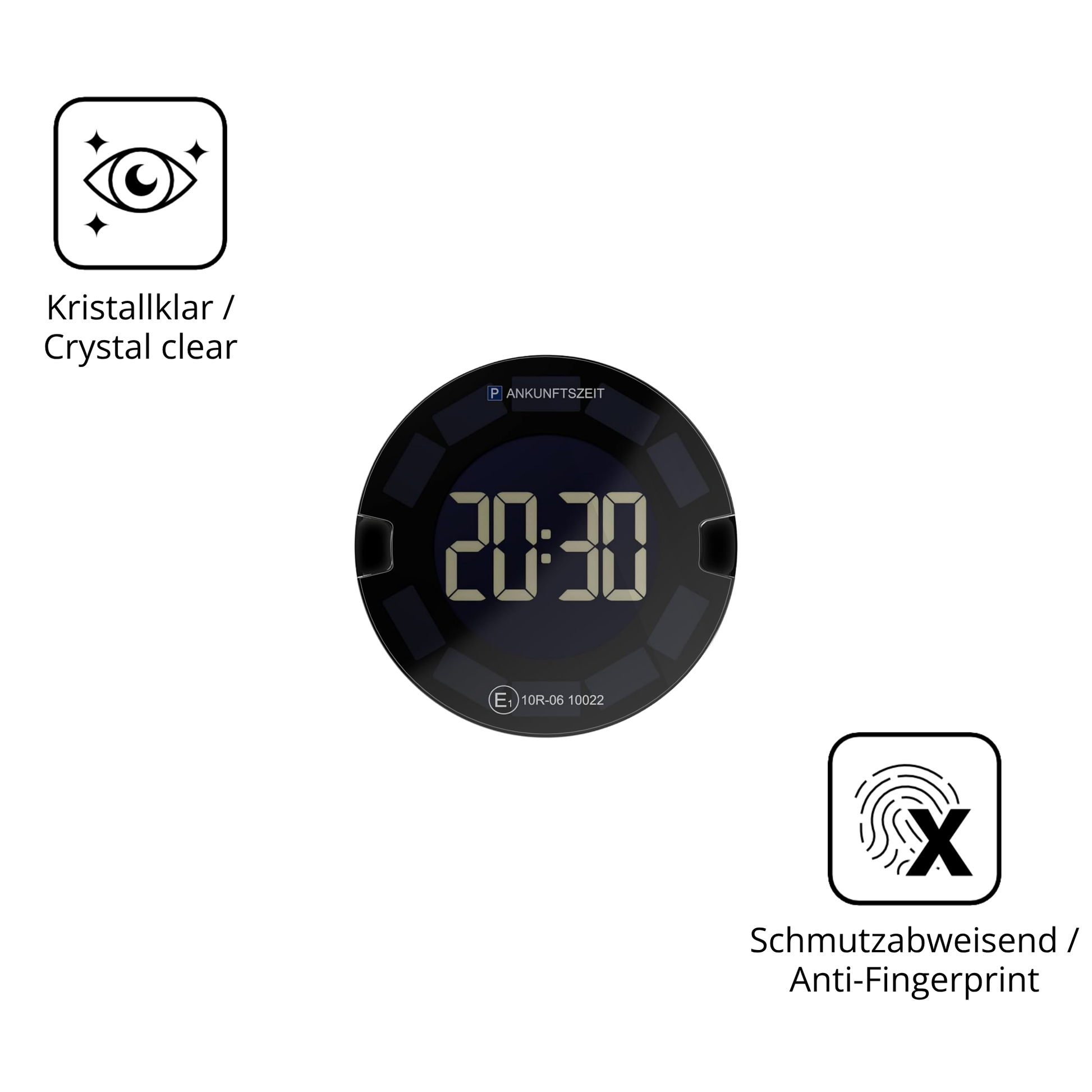 Flexible TPU-Folie passend zugeschnitten für OOONO P-Disc NO3, vollständige Abdeckung