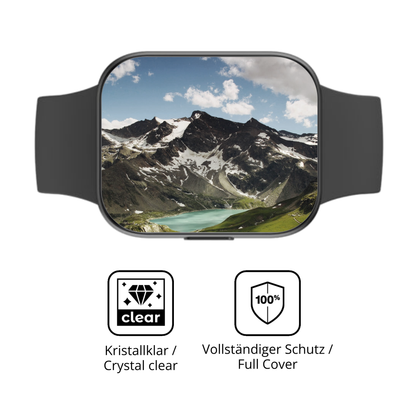 Dünne und klare Folie passend zugeschnitten für OOQE Watch 2