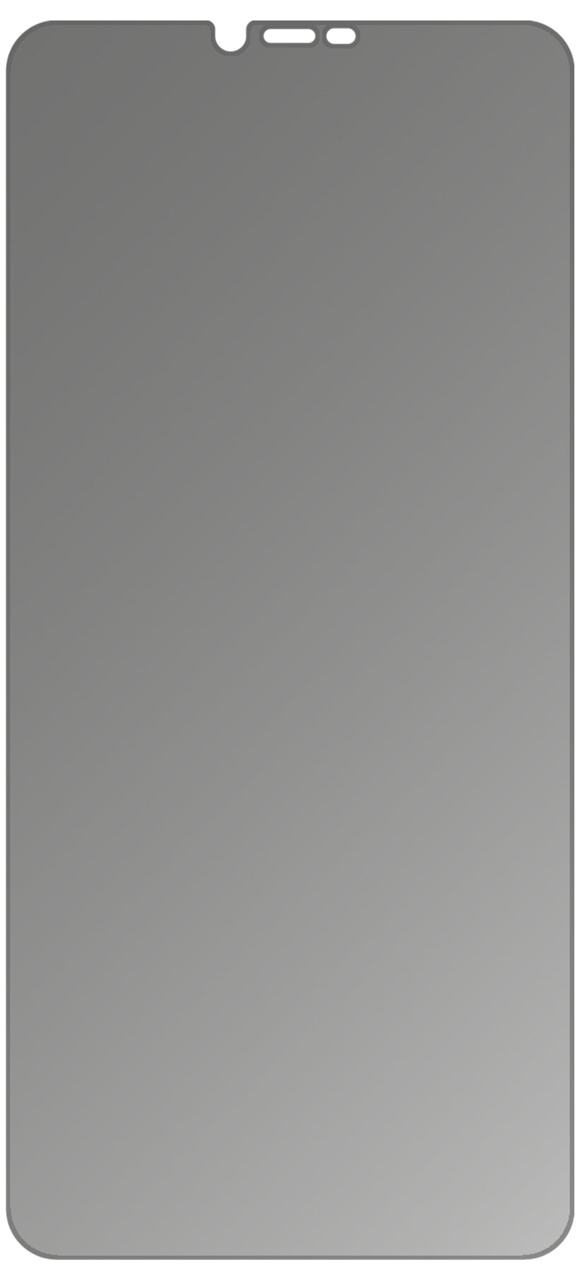dipos Displayschutz für OPPO A3S, mattierte Oberfläche, Blickschutzfilter und perfekter Passform