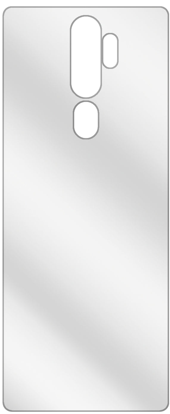 dipos Displayschutz für Oppo A9 (2020) Rückseite, transparente Oberfläche, geringe Dicke und perfekte Passform