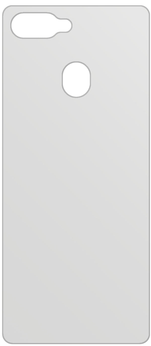 dipos Displayschutz für Oppo AX7 Rückseite, mattierte Oberfläche, geringe Dicke und perfekte Passform