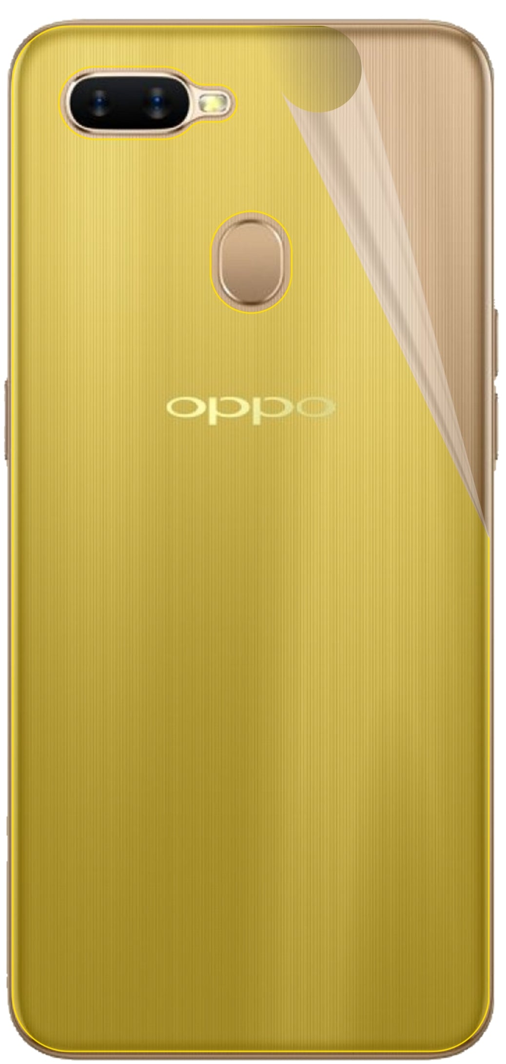 dipos Displayschutz für Oppo AX7 Pro Rückseite, transparente Oberfläche, geringe Dicke und perfekte Passform