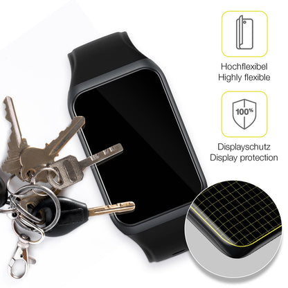 dipos Displayschutz für Oppo Band 2, transparente Oberfläche, geringe Dicke und perfekte Passform