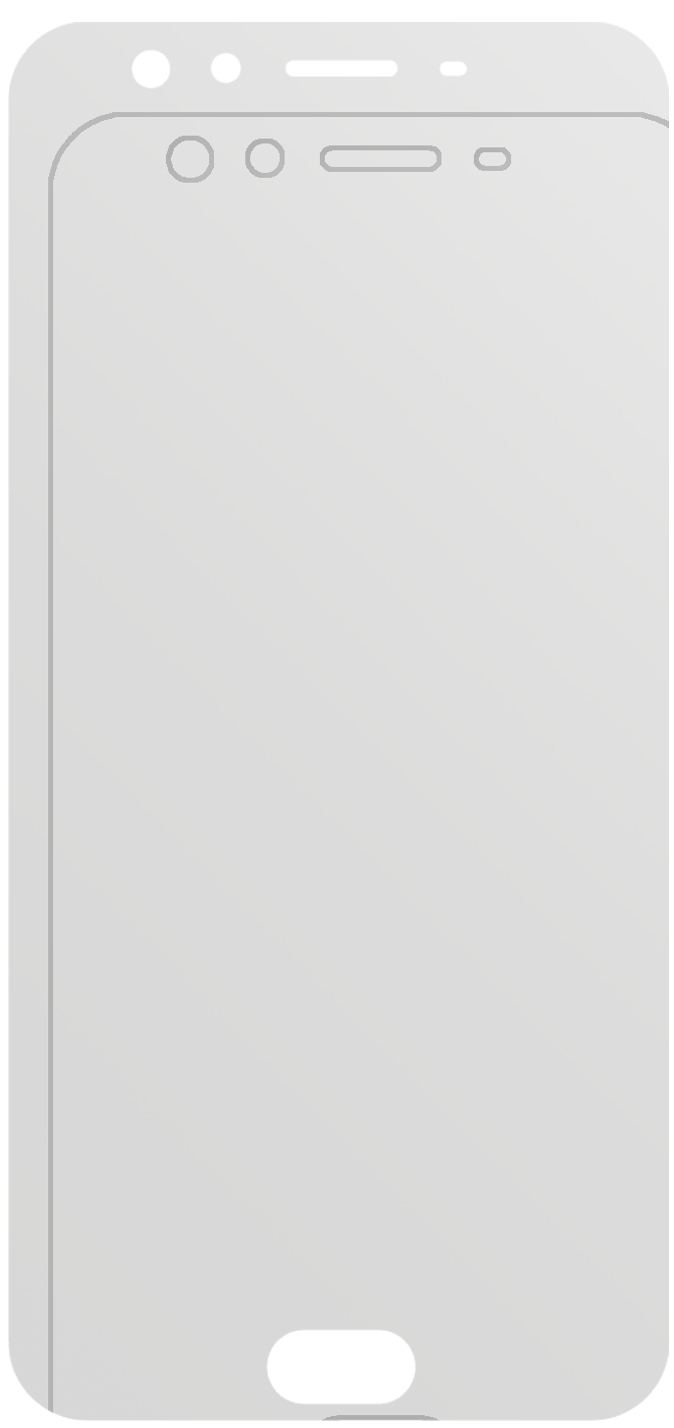 dipos Displayschutz für Oppo F3 Plus, mattierte Oberfläche, geringe Dicke und perfekte Passform