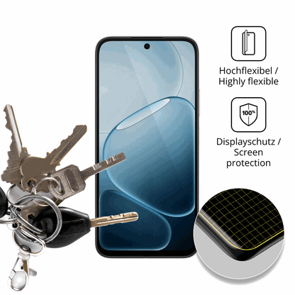 dipos Displayschutz f�r Oppo K14x 5G, transparente Oberfl�che, geringe Dicke und perfekte Passform