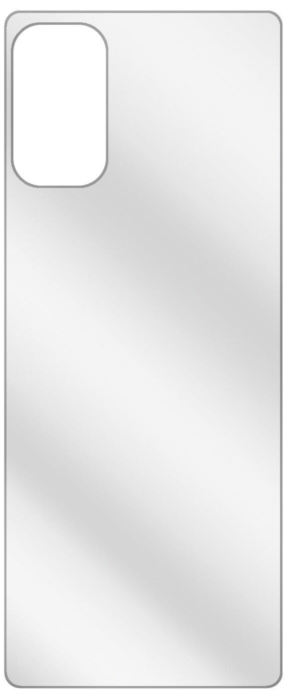 dipos Displayschutz für Oppo Realme V5 5G Rückseite, transparente Oberfläche, geringe Dicke und perfekte Passform