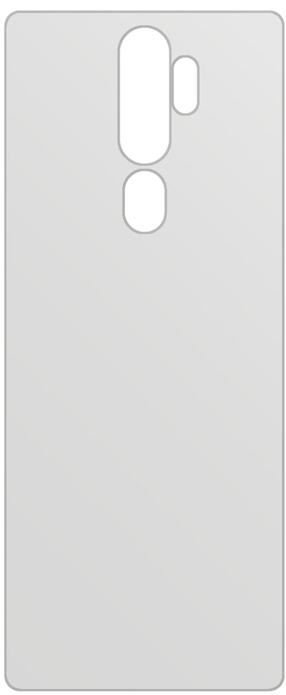 5x Schutzfolie matt für Oppo A11x Rückseite Display-Schutzfolie