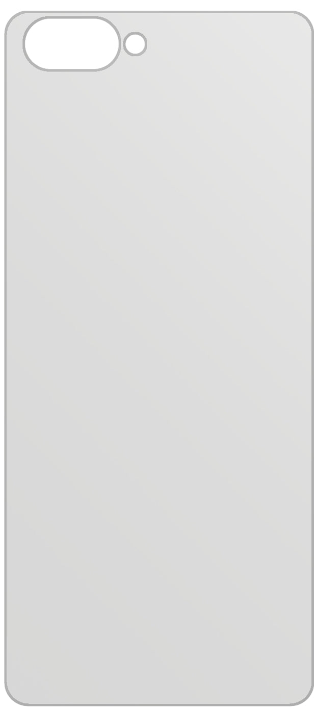 dipos Displayschutz für OPPO A3S Rückseite, mattierte Oberfläche, geringe Dicke und perfekte Passform
