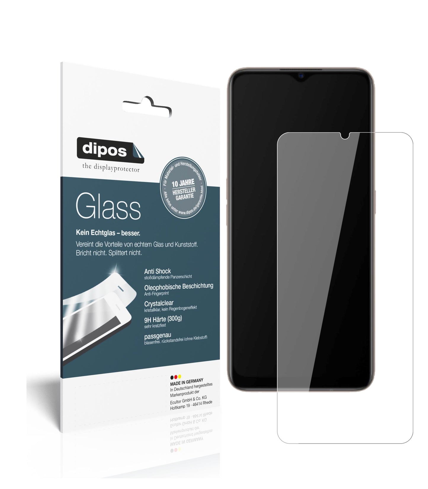 Perfekte Passform und ultimative Qualität: Unser 9H Panzerglas bietet Schutz für Oppo-A5 (2020)