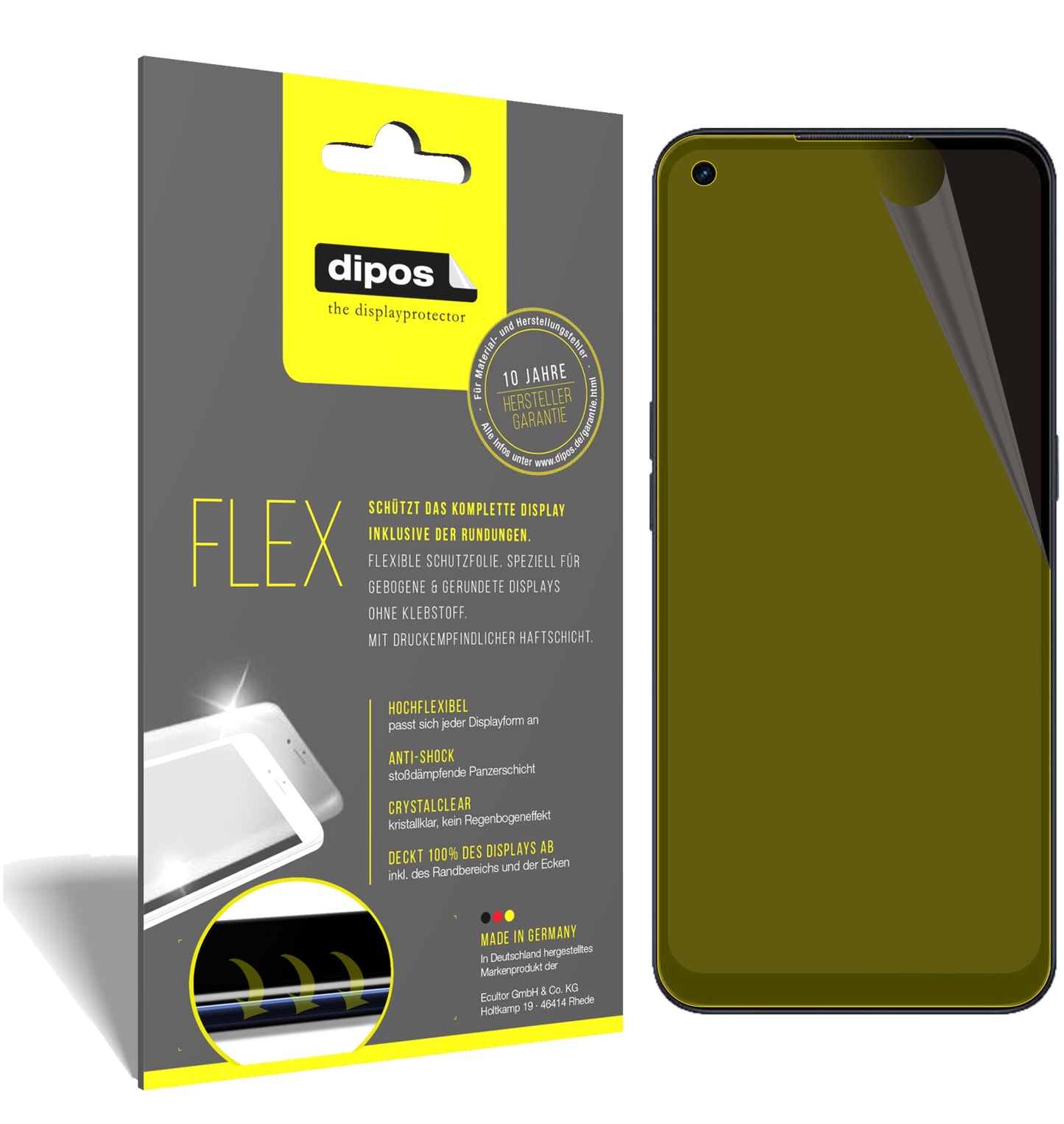 3D Full Cover Displayschutzfolie: Case-freundlicher Schutz mit perfekter Passform für dein Display. 