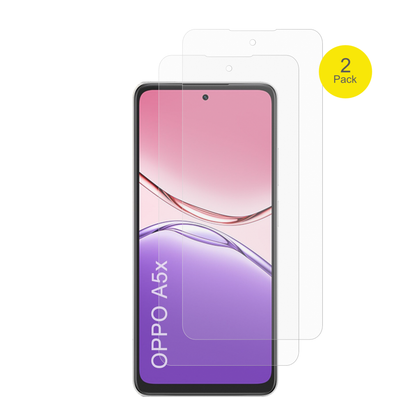 OppoA5x mit aufgebrachter dipos Flex Schutzfolie, glasklare Darstellung ohne Einschränkungen