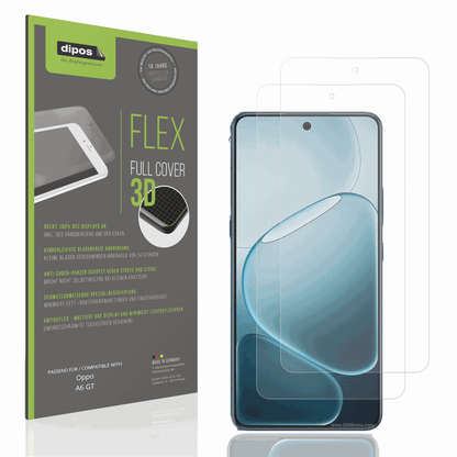 Matte Displayschutzfolie von dipos passend für Oppo A6 GT, 100% Displayabdeckung und blasenfreie Montage