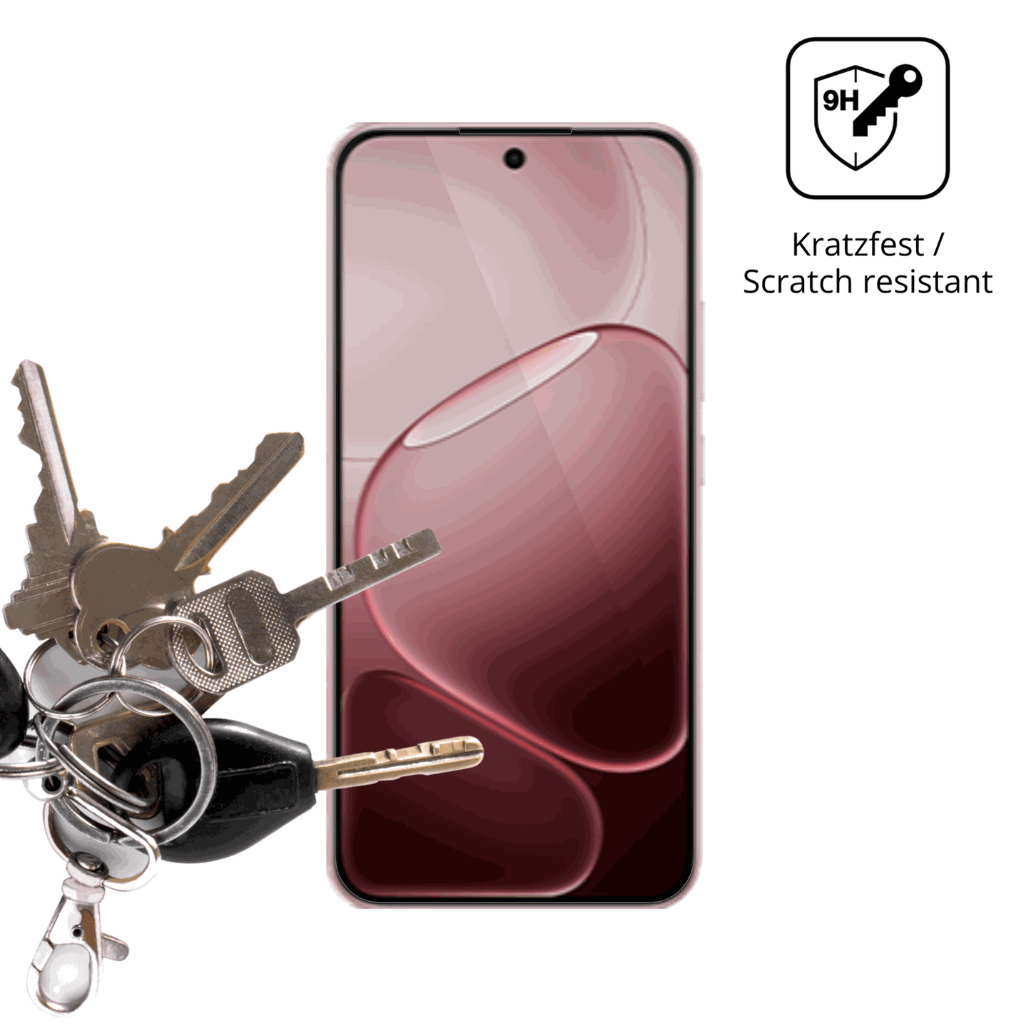 dipos Displayschutz für oppoa6 pro 5g, transparente Oberfläche, perfekte Passform auch für die Rundungen