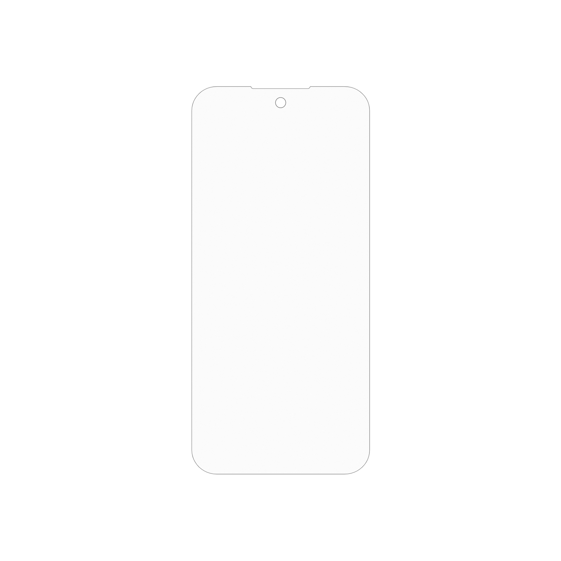 dipos Displayschutz für Oppo A6s, mattierte Oberfläche, geringe Dicke und perfekte Passform