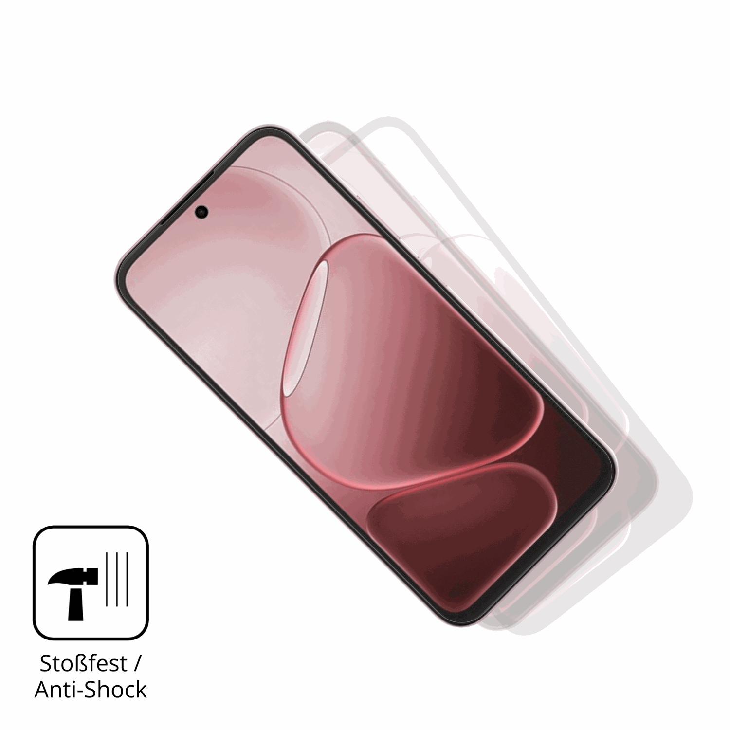 Schutz gegen Kratzer auf dem Oppo A6s Glas durch Schlüssel, Stöße gegen die Tischkante oder Stürze