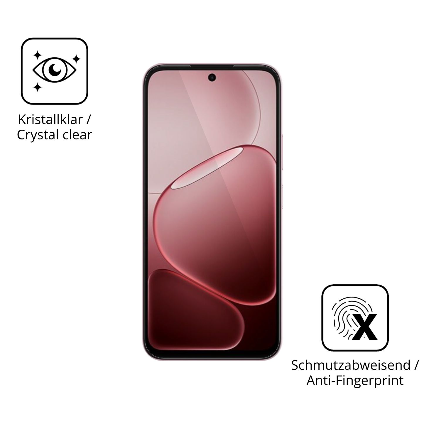 Flexible TPU-Folie passend zugeschnitten für Oppo A6s, vollständige Abdeckung