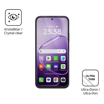 Dünne und klare Folie passend zugeschnitten für Oppo A6t