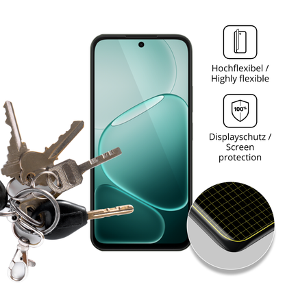 dipos Displayschutz für Oppo A6v, transparente Oberfläche, geringe Dicke und perfekte Passform