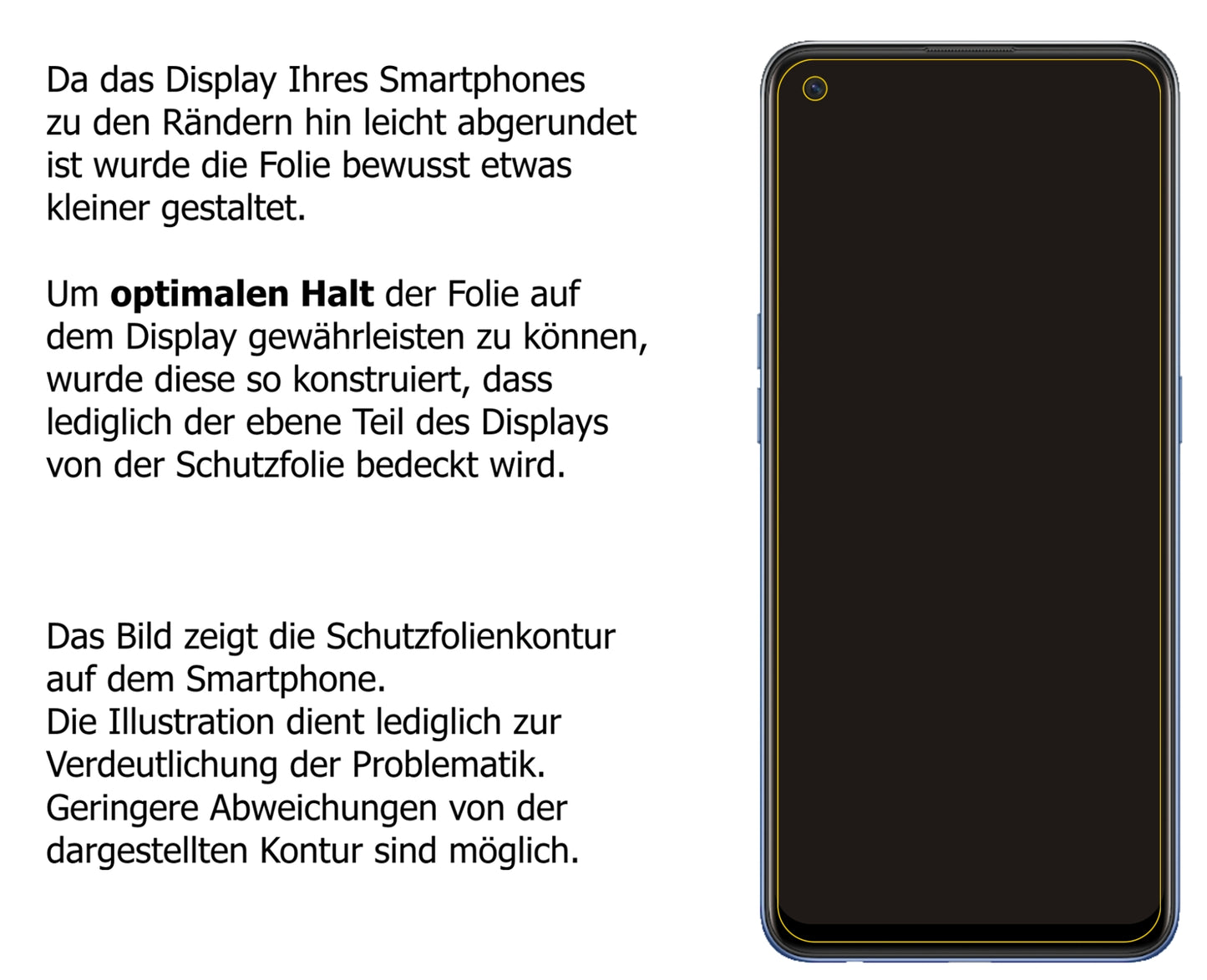 5x Schutzfolie matt für Oppo A74 Display-Schutzfolie