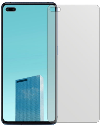 OppoA92s mit aufgebrachter dipos Displayschutzfolie, die lästige Fingerabdrücke minimiert
