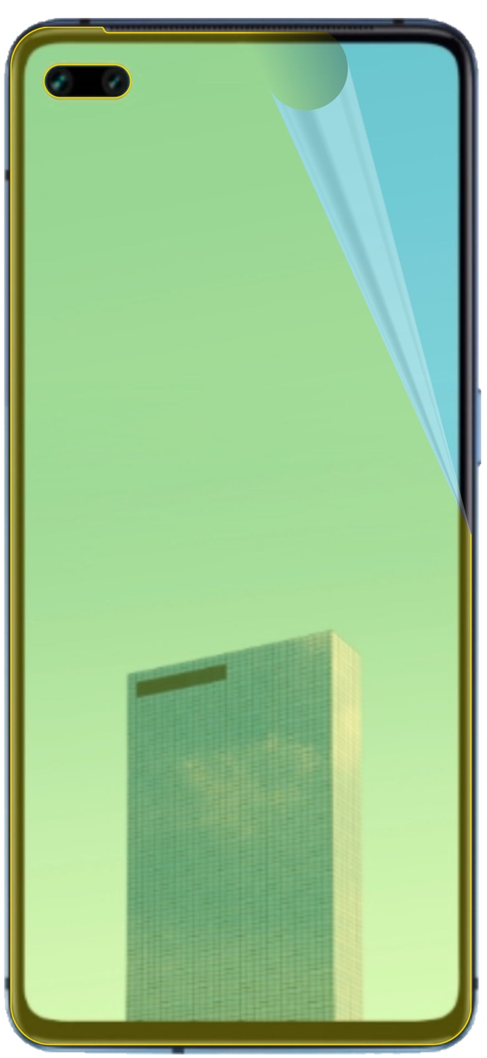 dipos Displayschutz für Oppo A92s, transparente Oberfläche, geringe Dicke und perfekte Passform