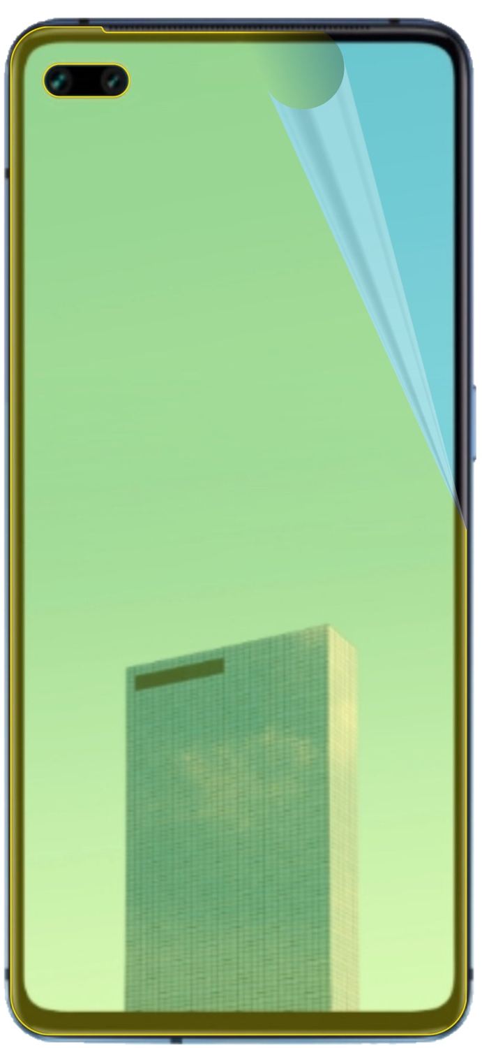 3x Screen Protector for Oppo A92s Protective Film covers 100% dipos Flex