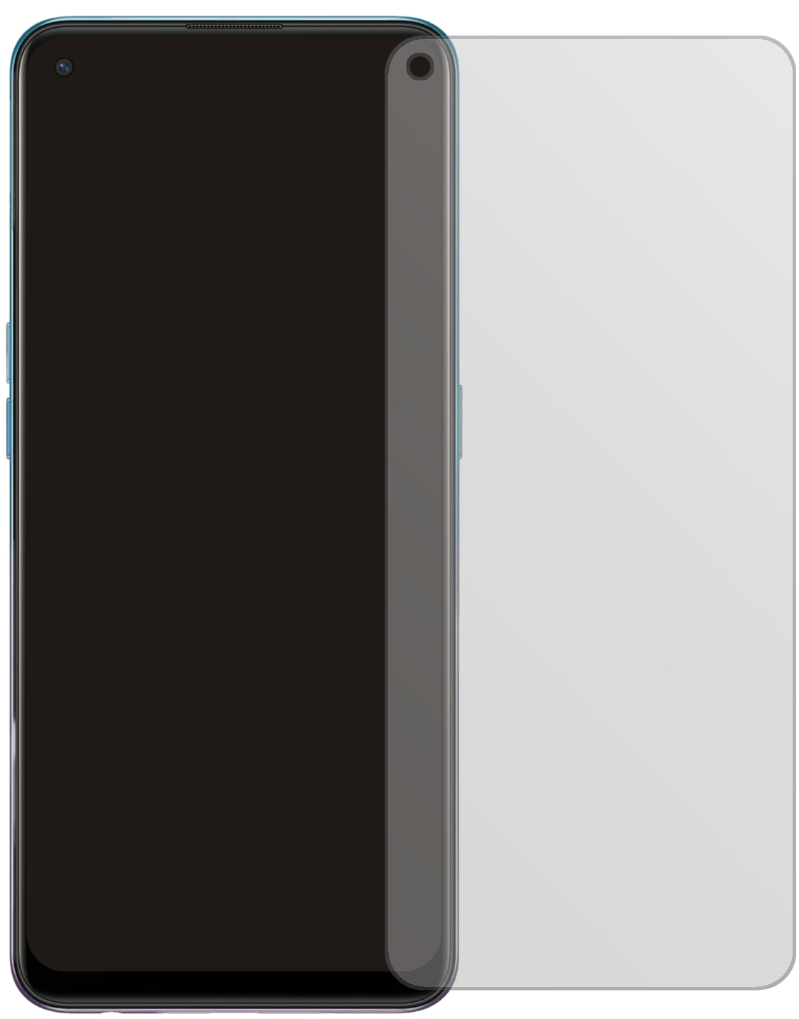 2x Schutzfolie matt für Oppo A94 Display-Schutzfolie