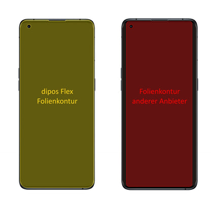 2x Full Cover Screen Protector for Oppo Find X3 Pro – Covers Curved Edges | dipos