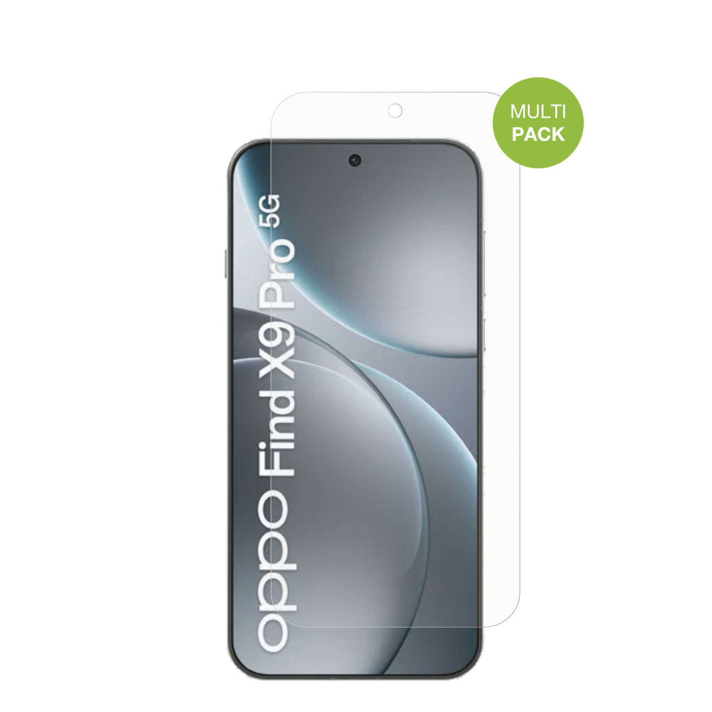 oppofind x9 pro mit aufgebrachter dipos Displayschutzfolie, die lästige Fingerabdrücke minimiert