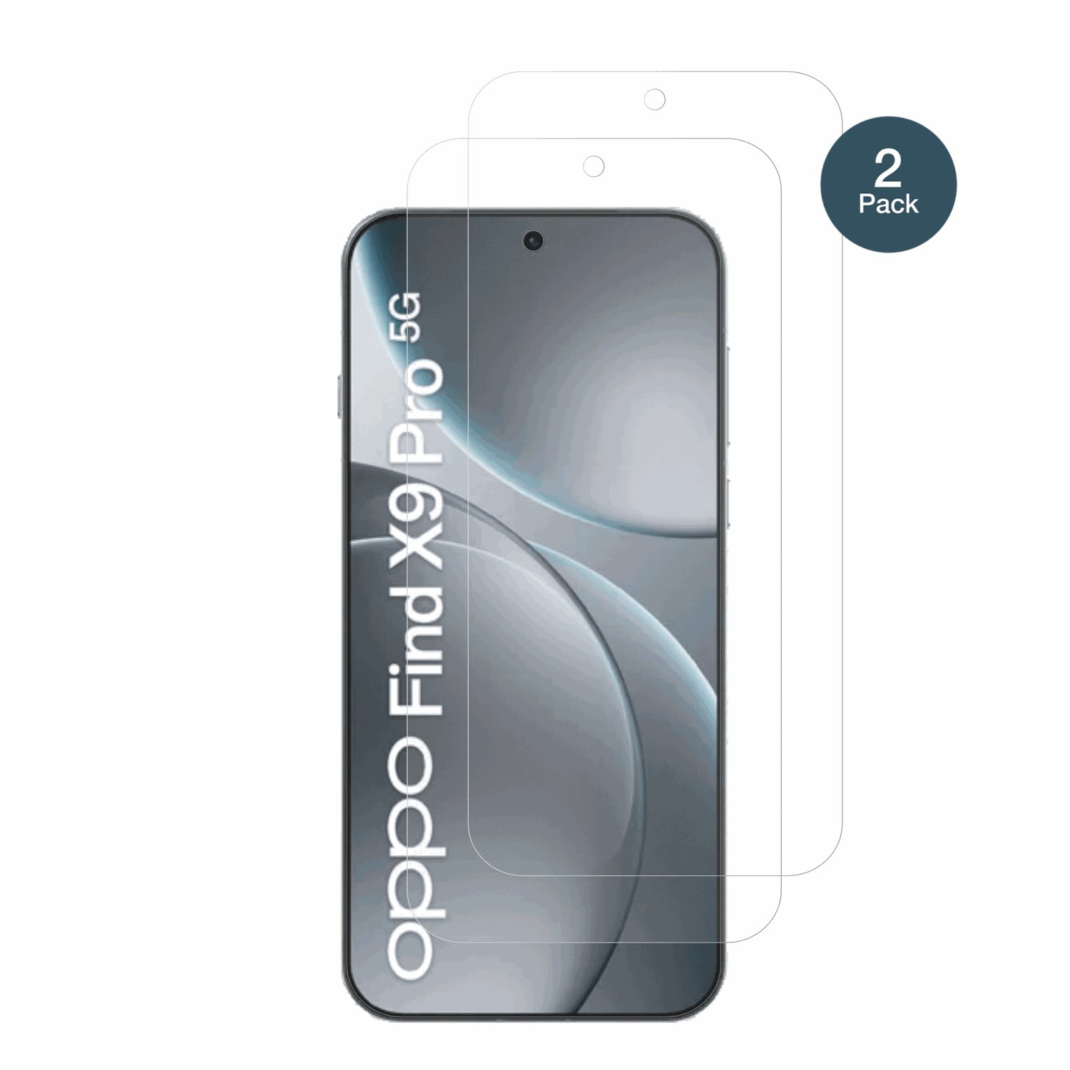 oppofind x9 pro mit aufgebrachter dipos Panzerfolie, die lästige Fingerabdrücke minimiert