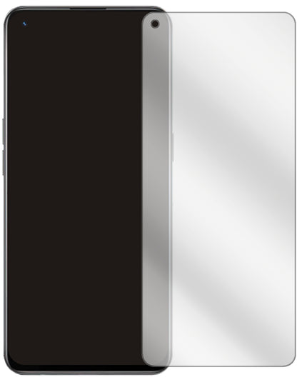 OPPOK9 Pro 5G mit aufgebrachter dipos Displayschutzfolie, glasklare Darstellung ohne Einschränkungen